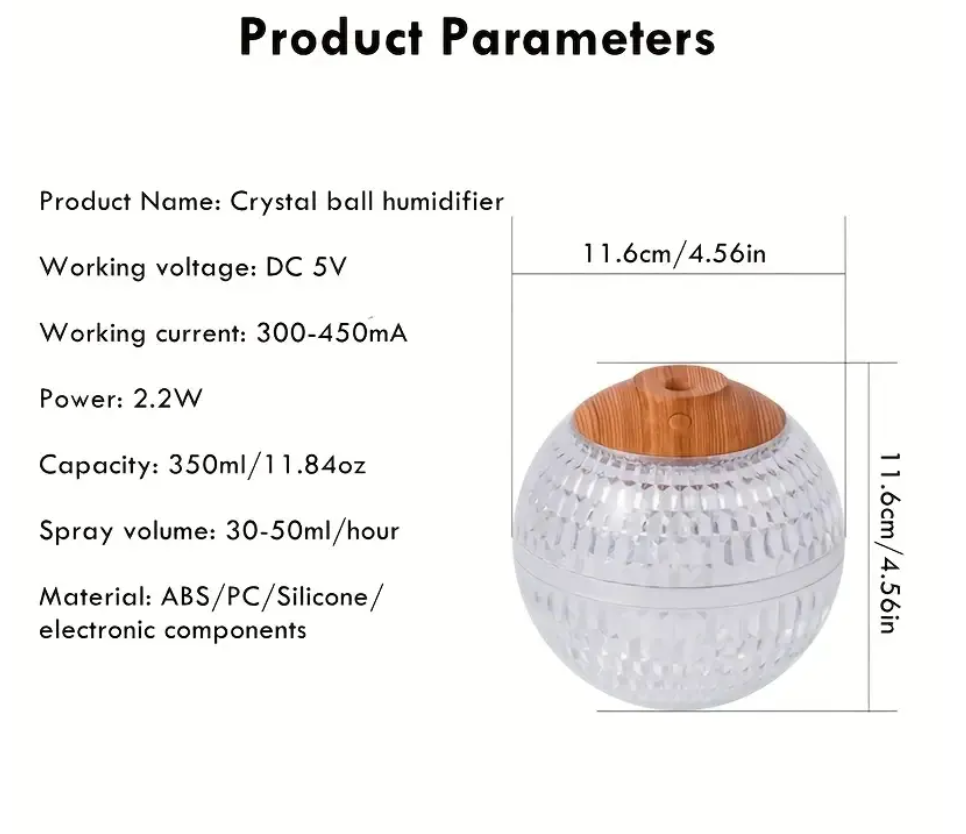 The Air Mist Humidifier 350 ML